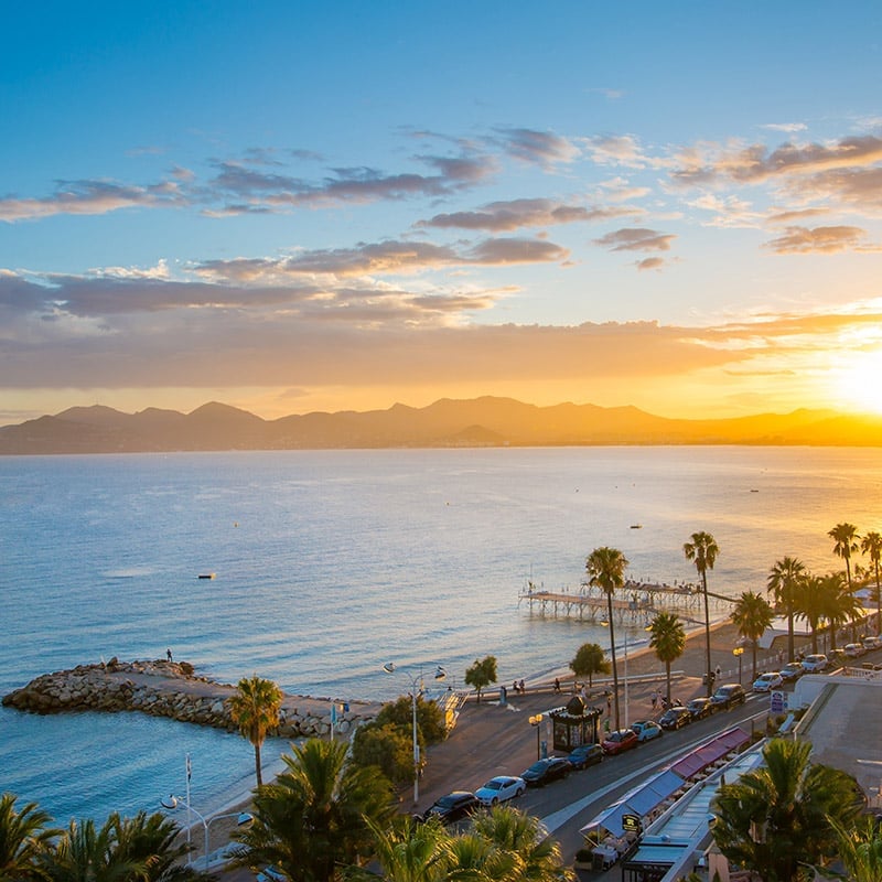 The city of Cannes, French Riviera, France